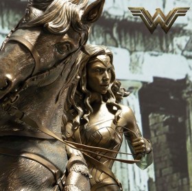Wonder Woman on Horseback Gold Version Wonder Woman Statue by Prime 1 Studio